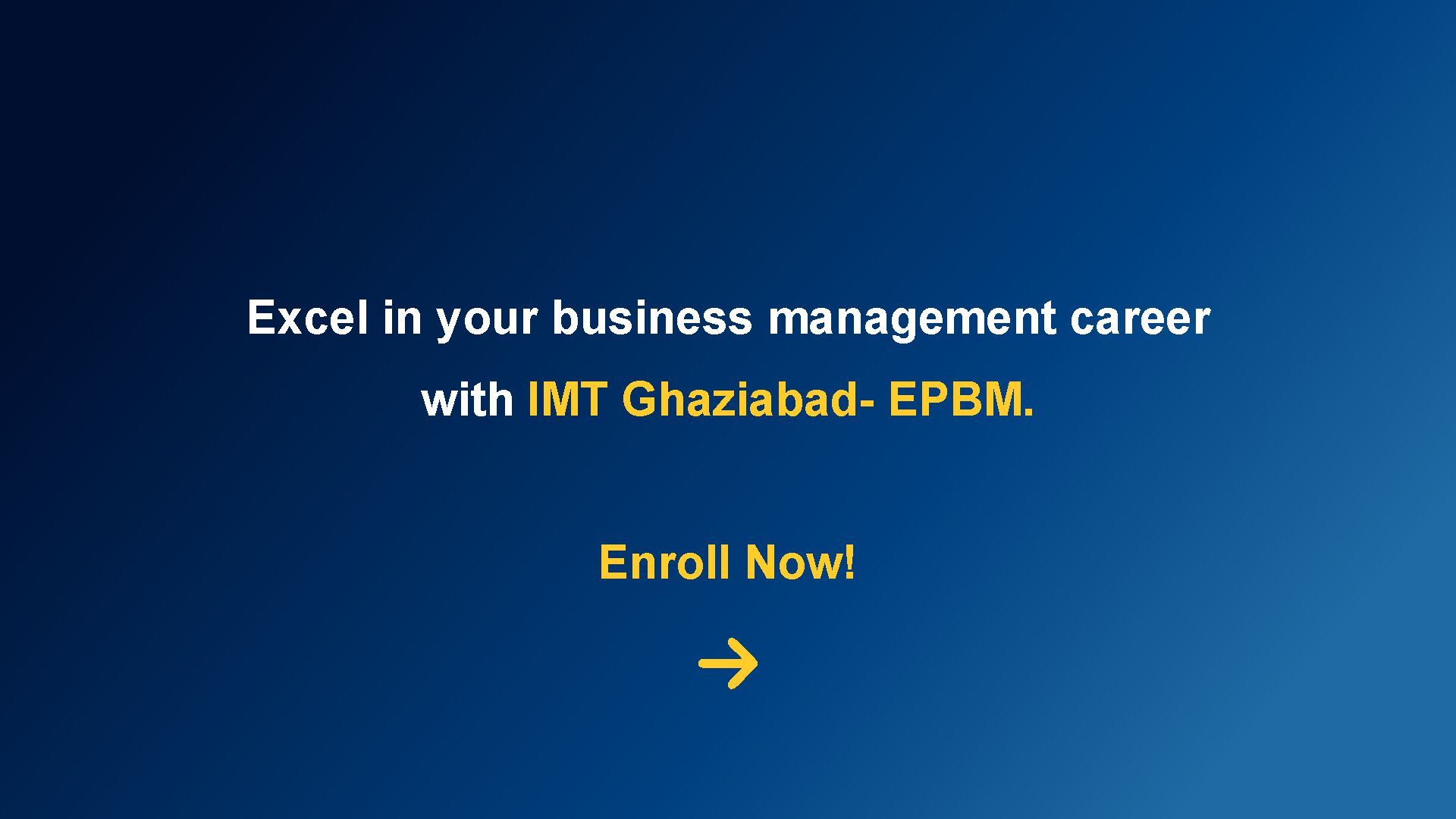 Executive Program in Business Management