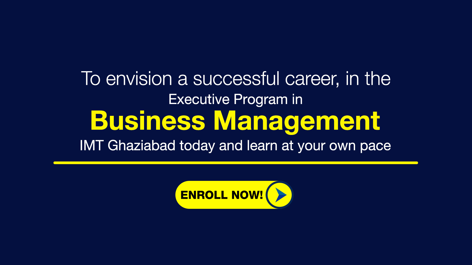 Executive Program in Business Management Jaro